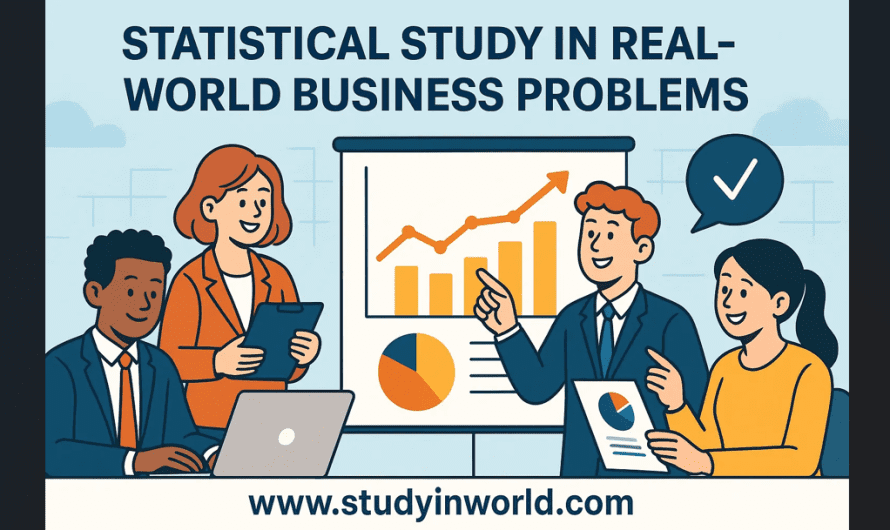 Statistical Study in Real World Business Problems